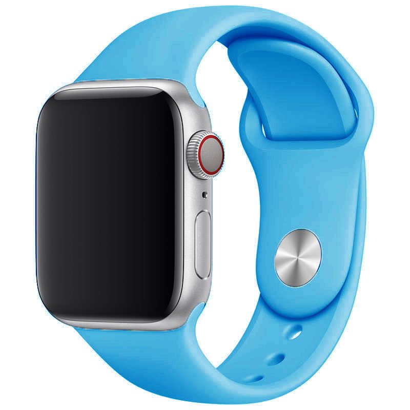 Silicone Bracelet Apple Watch 45/44/42mm Blue Large