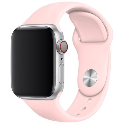 Silicone Bracelet Apple Watch 41/40/38mm Pink Sand Small