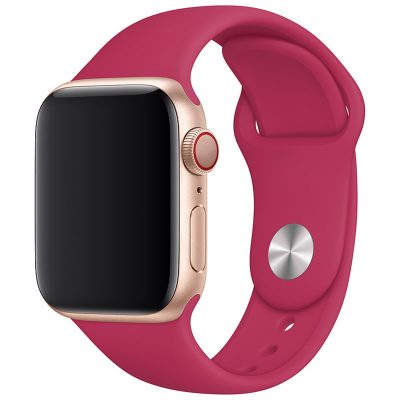 Silicone Bracelet Apple Watch 41/40/38mm Pomegranate Large