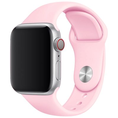 Silicone Bracelet Apple Watch 41/40/38mm Spanish Pink Sand Large