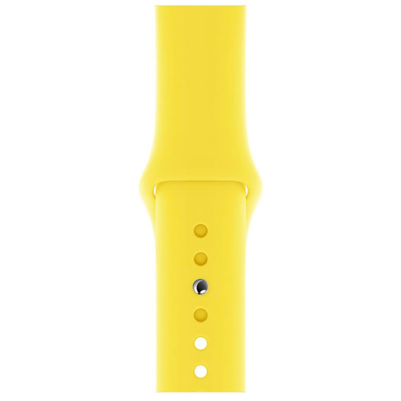 Silicone Bracelet Apple Watch 41/40/38mm Yellow Large