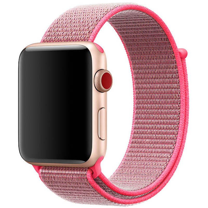 Nylon Bracelet Apple Watch 41/40/38mm Brilliant Pink