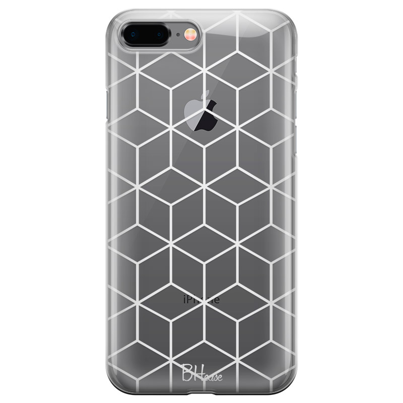 Cubic Grid Coque iPhone 7 Plus/8 Plus