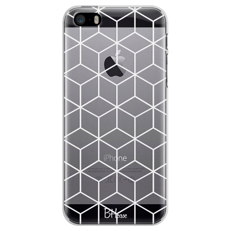 Cubic Grid Coque iPhone SE/5S