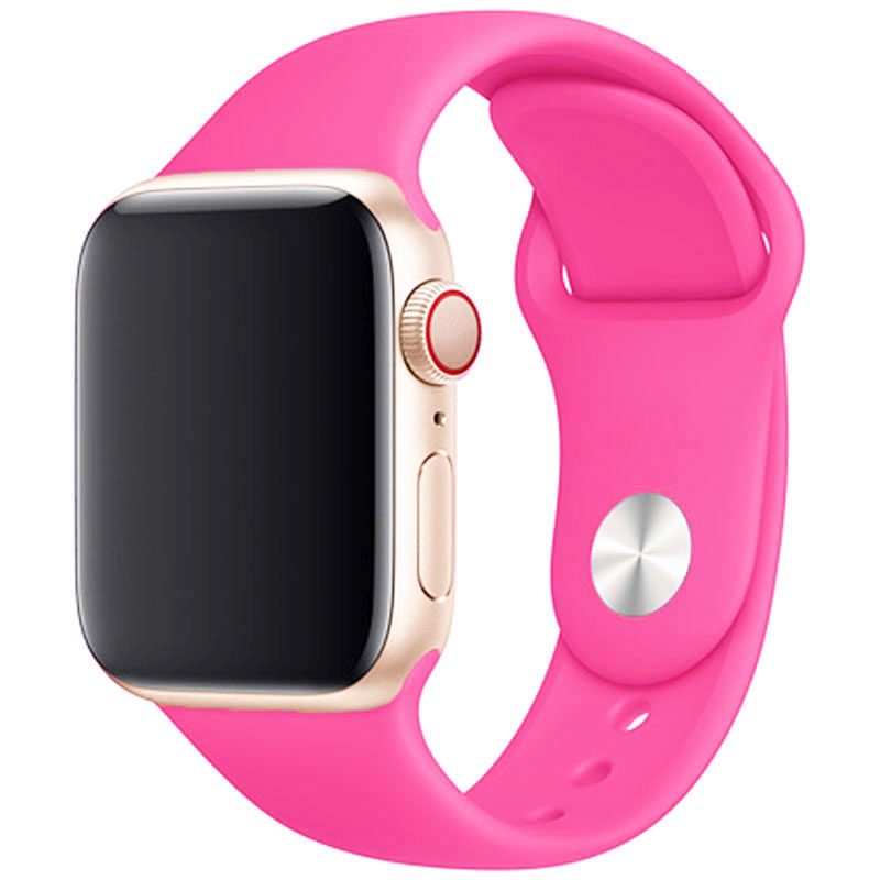Silicone Bracelet Apple Watch 41/40/38mm Barbie Powder Large