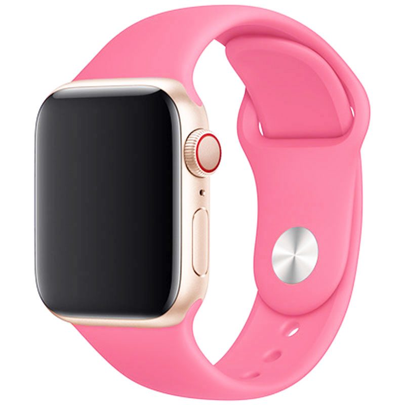 Silicone Bracelet Apple Watch 41/40/38mm Light Pink Large
