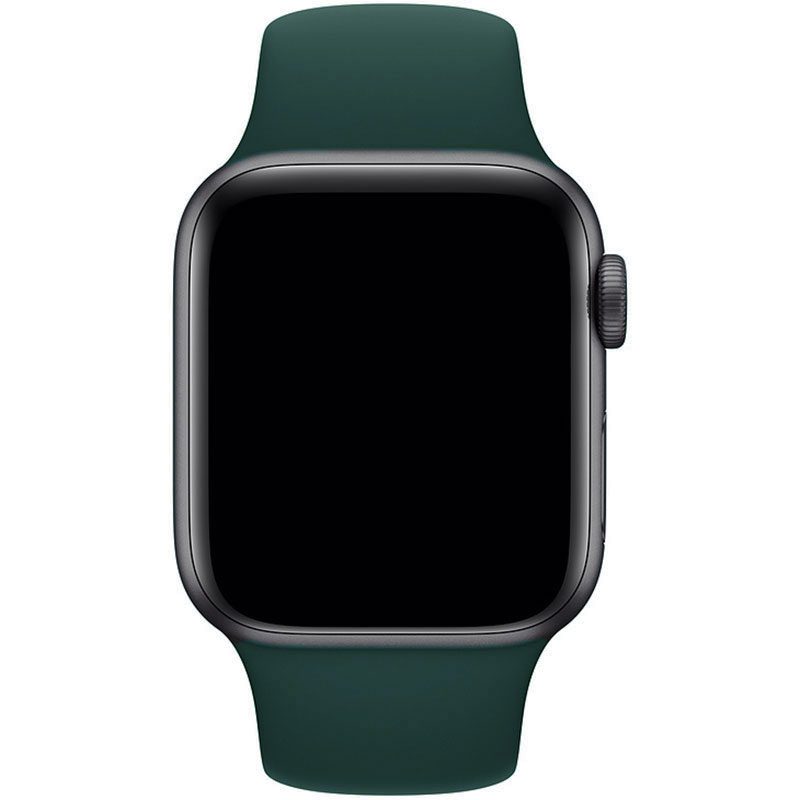 Silicone Bracelet Apple Watch 41/40/38mm Pacific Green Large