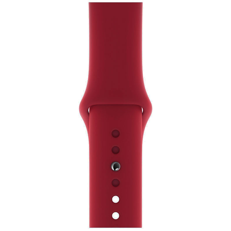 Silicone Bracelet Apple Watch 41/40/38mm Rose Red Large