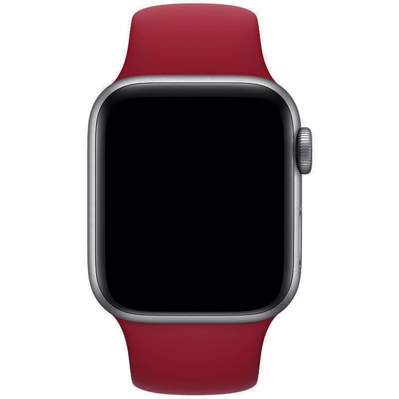 Silicone Bracelet Apple Watch 41/40/38mm Rose Red Large