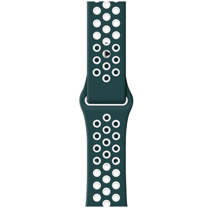 Sport Bracelet Apple Watch 41/40/38mm Ink Green/White Small