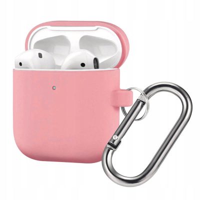 Silicone Protective Coque For Airpods Pink