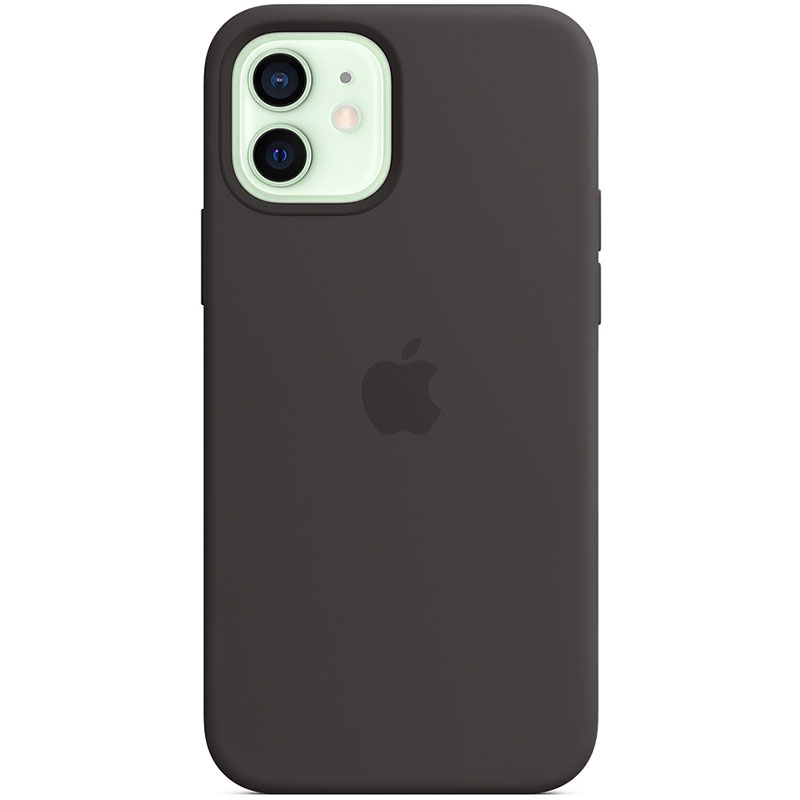 Apple Black Silicone MagSafe Coque iPhone 12/12 Pro