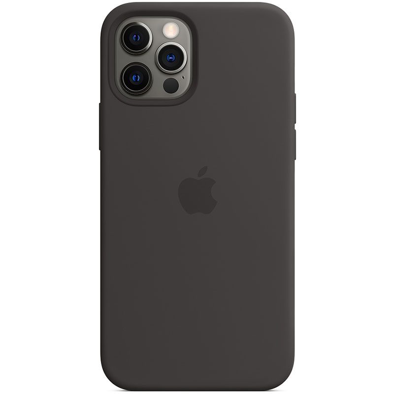 Apple Black Silicone MagSafe Coque iPhone 12/12 Pro
