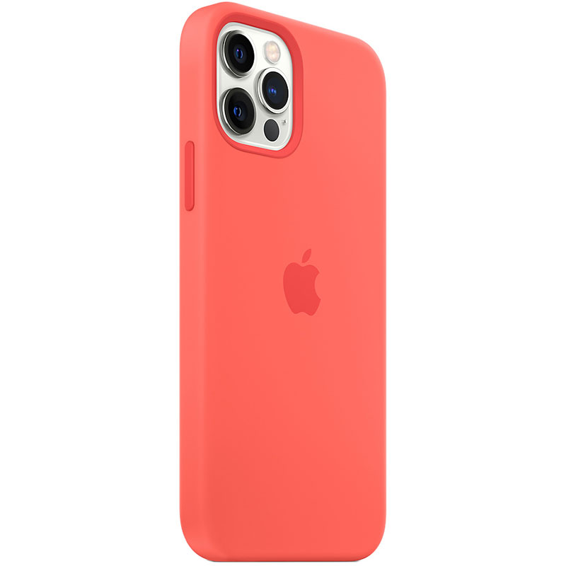 Apple Pink Citrus Silicone MagSafe Coque iPhone 12/12 Pro
