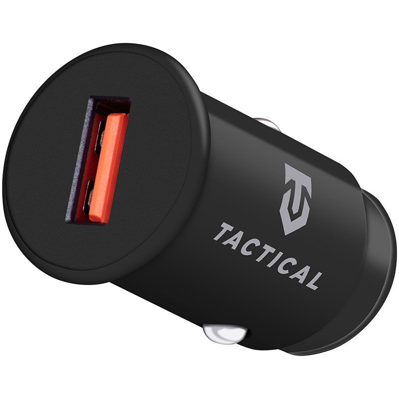 Tactical USB-A QC 3.0 3A Car Charger Black