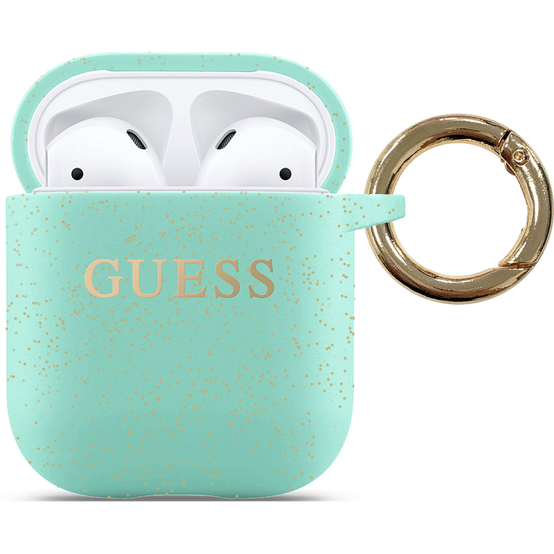 Guess AirPods Silicone Case Green