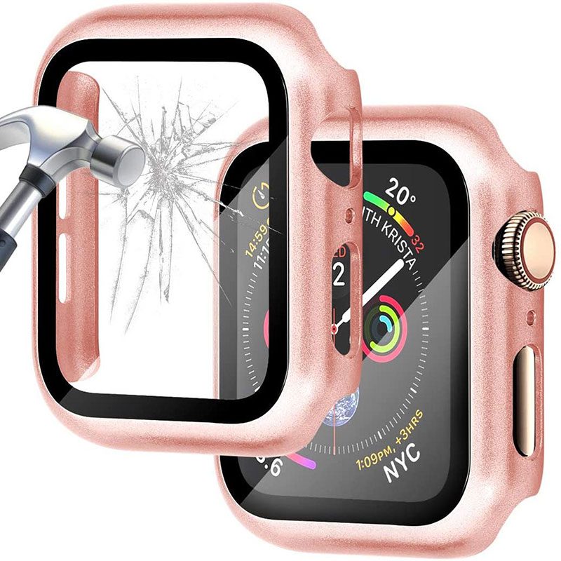 Protective Glass Coque for Apple Watch Bright Rose
