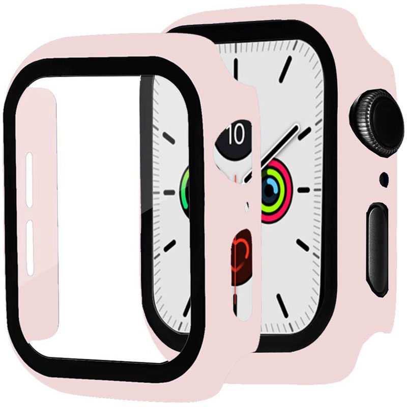 Protective Glass Coque for Apple Watch Pink