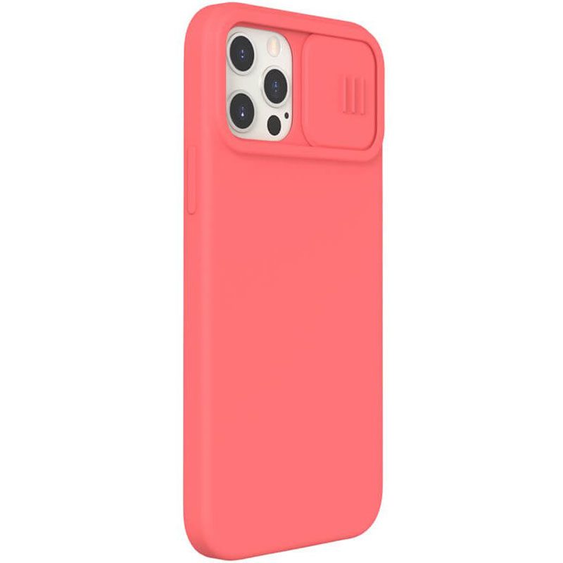 Nillkin CamShield Silky Magnetic Silicone Orange Pink Coque iPhone 12/12 Pro
