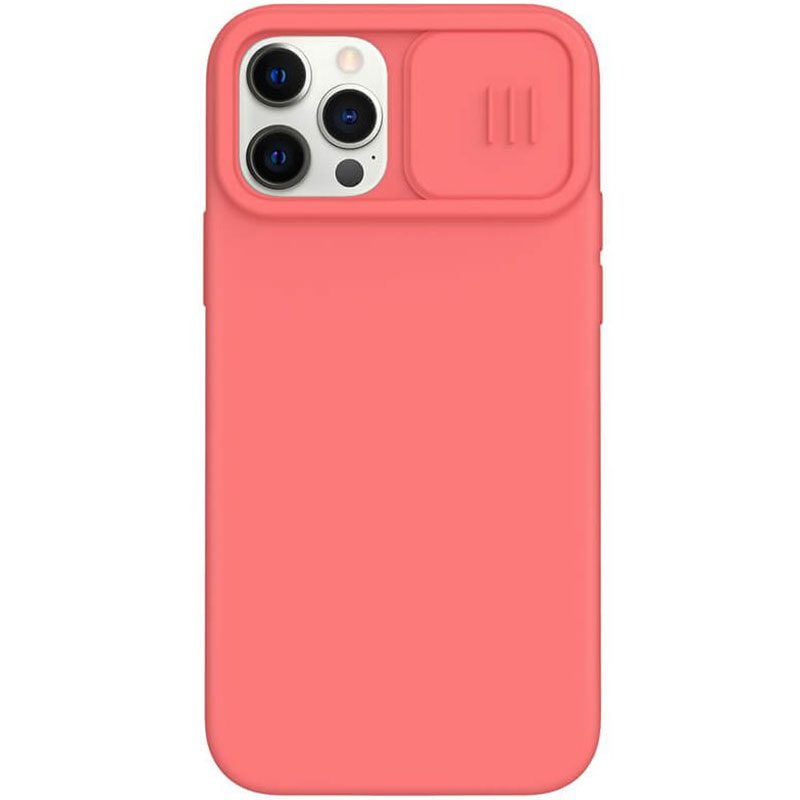 Nillkin CamShield Silky Magnetic Silicone Orange Pink Coque iPhone 12/12 Pro