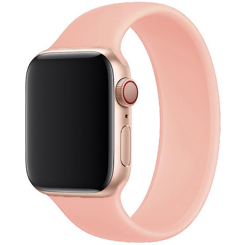 Silicone Solo Loop Bracelet Apple Watch 41/40/38mm Pink Sand