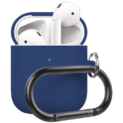 Silicone Protective Coque For Airpods Dark Blue