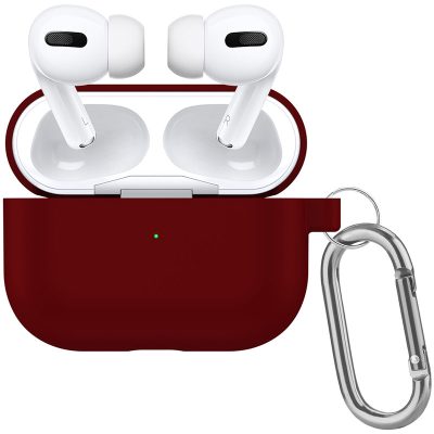 Silicone Coque Airpods Pro Protective Burgundy