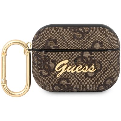 Guess AirPods Pro Case 4G Script Brown