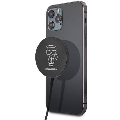 Karl Lagerfeld Outline 15W Wireless Charger Magnetic Black
