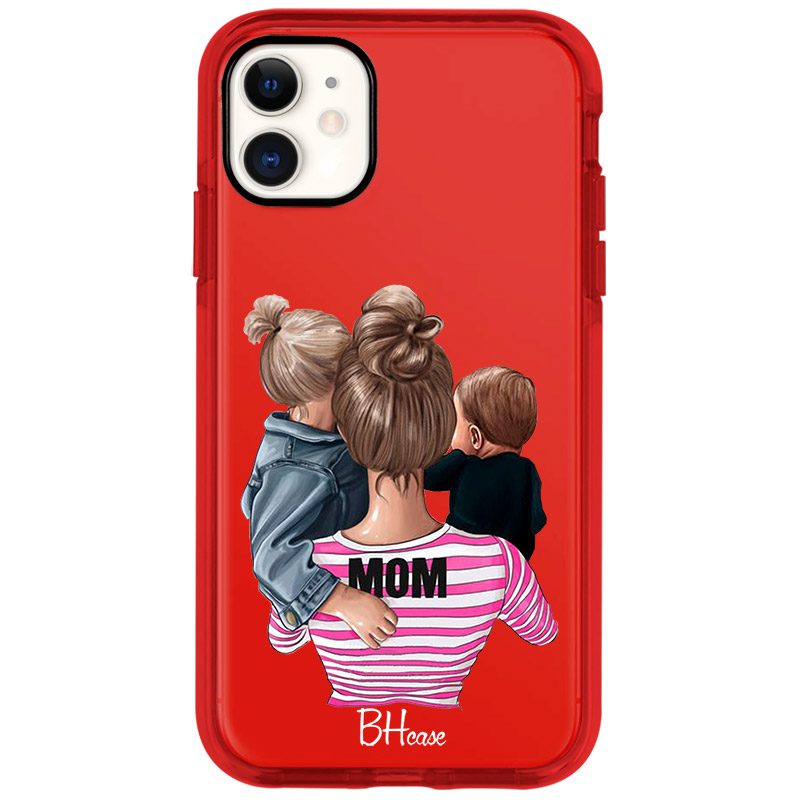 Mother Redhead With Boy Coque iPhone 11