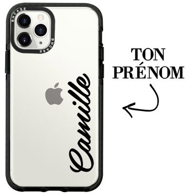 Coque avec vertical prénom pour iPhone 11 Pro Max