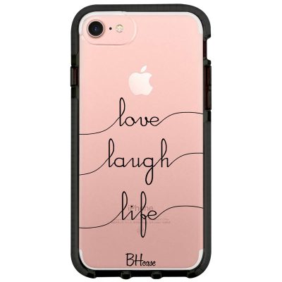 Love Laugh Life Coque iPhone 8/7/SE 2020/SE 2022