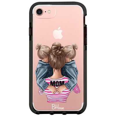 Mom Of Girl Twins Coque iPhone 8/7/SE 2020/SE 2022