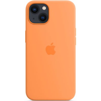 Apple Marigold Silicone MagSafe Coque iPhone 13 Mini
