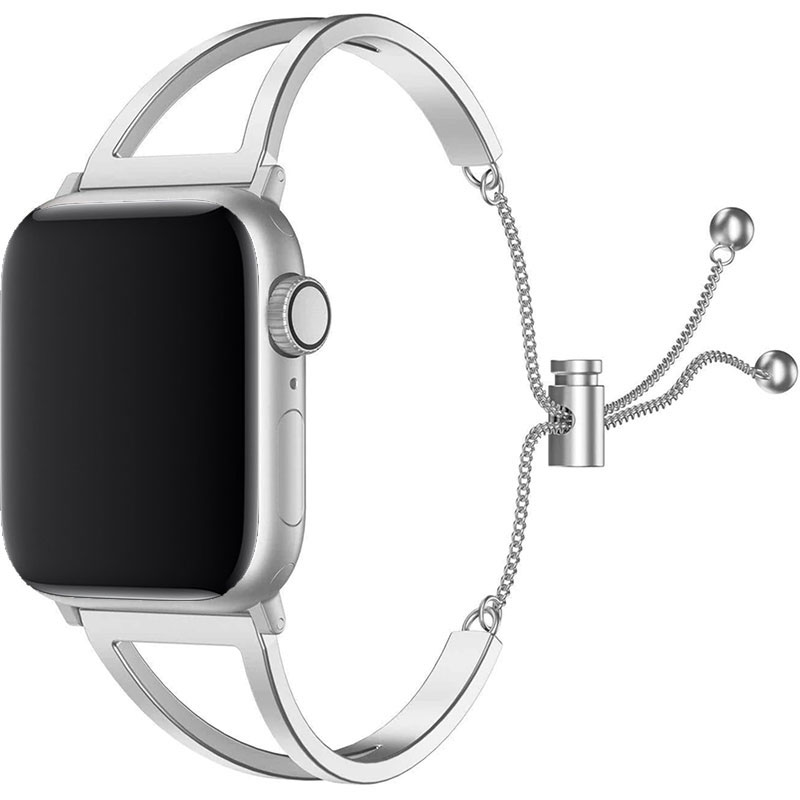 Cuff Fashion Bracelet Apple Watch 45/44/42mm Silver