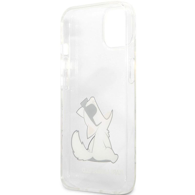 Karl Lagerfeld PC/TPU Choupette Eat Transparent Coque iPhone 13