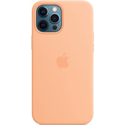Apple Cantaloupe Silicone MagSafe Coque iPhone 12 Pro Max