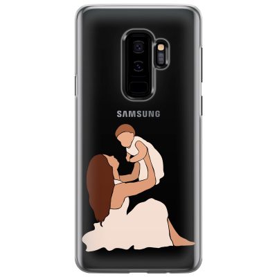 Flat Mother With Child Coque Samsung S9 Plus