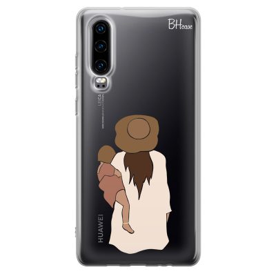 Flat Mother With Girl Coque Huawei P30