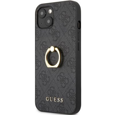 Guess PU 4G Ring Grey Coque iPhone 13