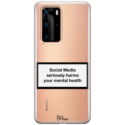 Social Media Seriously Harms Our Mental Health Coque Huawei P40 Pro