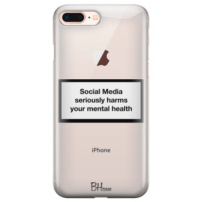 Social Media Seriously Harms Our Mental Health Coque iPhone 7 Plus/8 Plus