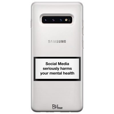 Social Media Seriously Harms Our Mental Health Coque Samsung S10 Plus