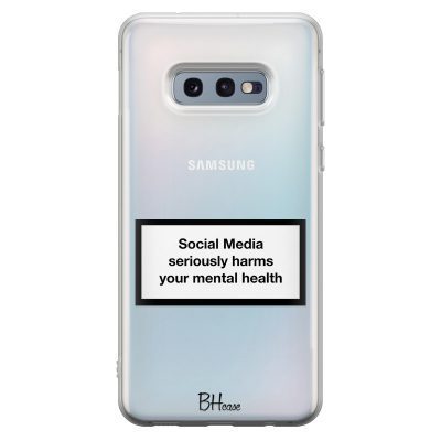 Social Media Seriously Harms Our Mental Health Coque Samsung S10e