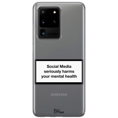 Social Media Seriously Harms Our Mental Health Coque Samsung S20 Ultra