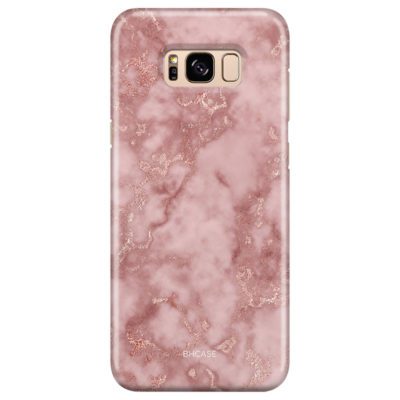 Marble Rose Pink Coque Samsung S8 Plus