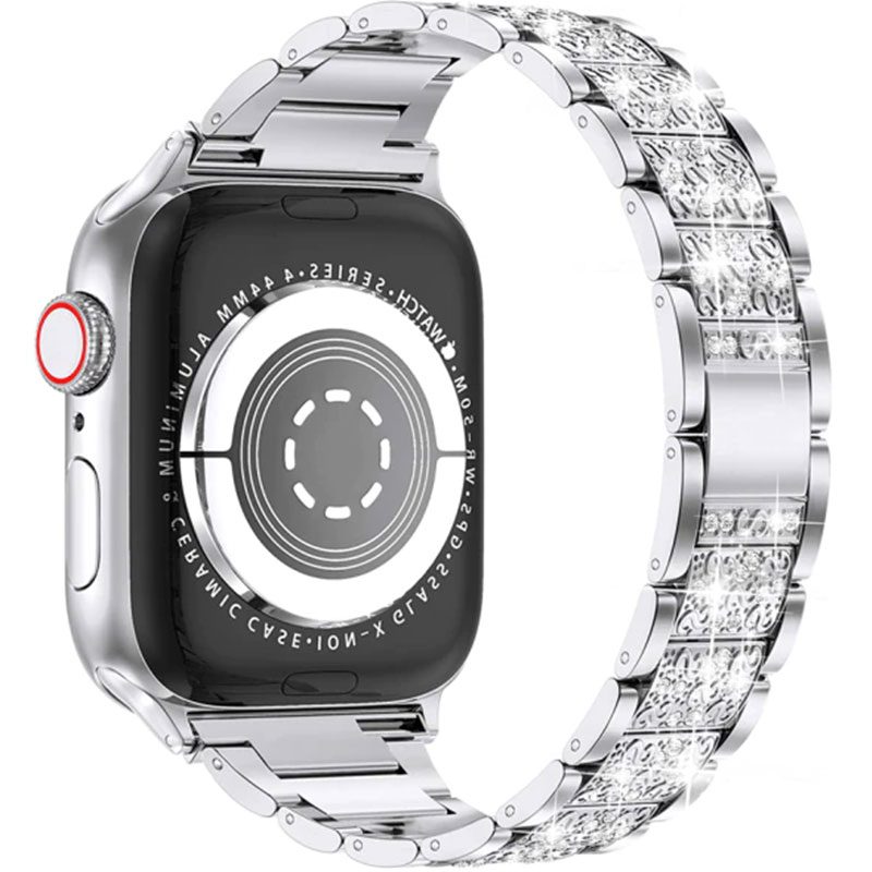 Diamond Bracelet Apple Watch 45/44/42mm Silver