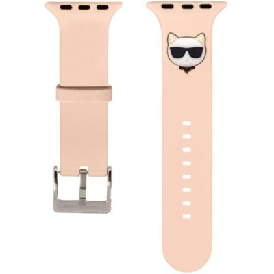 Karl Lagerfeld Choupette Head Bracelet Apple Watch 45/44/42mm Pink