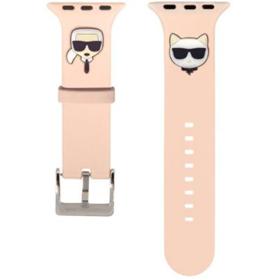 Karl Lagerfeld Karl and Choupette Bracelet Apple Watch 45/44/42mm Pink