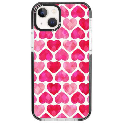 Hearts Pink Coque iPhone 13